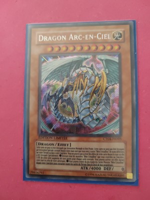 Regenbogendrache Yu Gi Oh Karte Französisch Ct04-fr005 Shiny