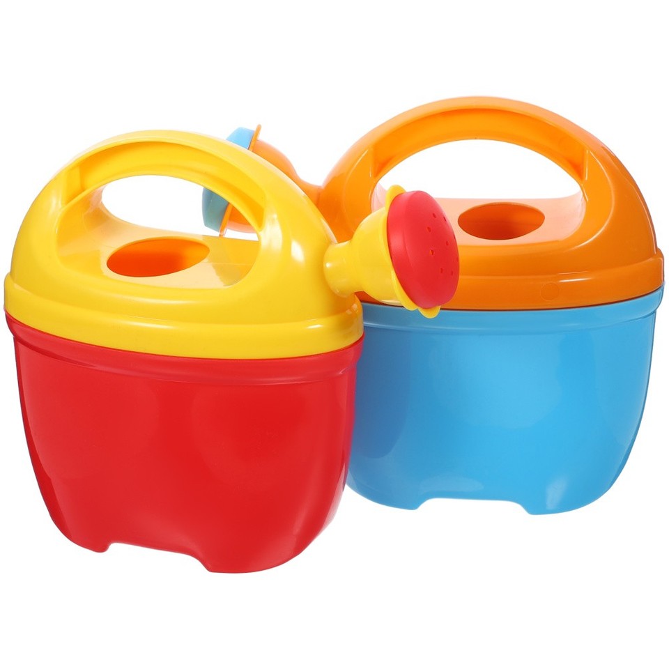 2Pcs Children Watering Cans Toy Plastic Assorted Color Summer Bath Play ...