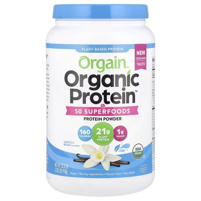 Orgain Vanilla Bean 2.02 lb (918 g) Muscle Support
