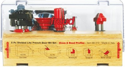 Freud 98-319 5 Piece French Door Bit Set