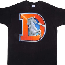 VINTAGE NFL DENVER BRONCOS TEE SHIRT 1994 SIZE XL MADE IN USA
