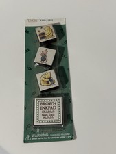 Disney Vintage Classic Winnie The Pooh Piglet 3 Piece Rubber Stamp Set Adorable