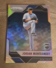 Jordan Montgomery 2017 Panini Chronicles Prizm Silver Rookie Card RC #13 Yankees. rookie card picture