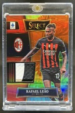2022-23 Panini Select Serie A Rafael Leao Patch Tie Dye #/15 Milan