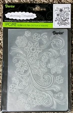 NEW Darice SWIRLING SNOWFLAKE Embossing Folder Cardmaking