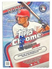 2025 Topps Chrome Update Series Baseball Blaster Box