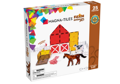 #ad MAGNA TILES Farm Animals 25pcs Magnetic Construction Set Free Shipping $26.99
