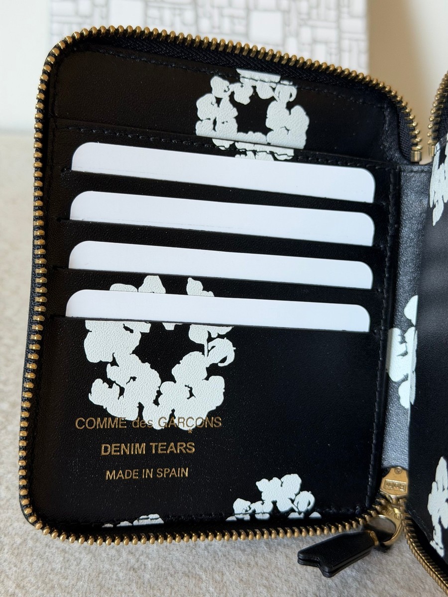 Denim Tears x Comme des Garcons Cotton Wreath Full Zip Wallet