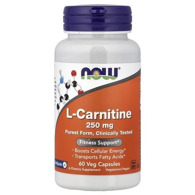 Now Foods L-Carnitin 500 mg   60 Kapseln