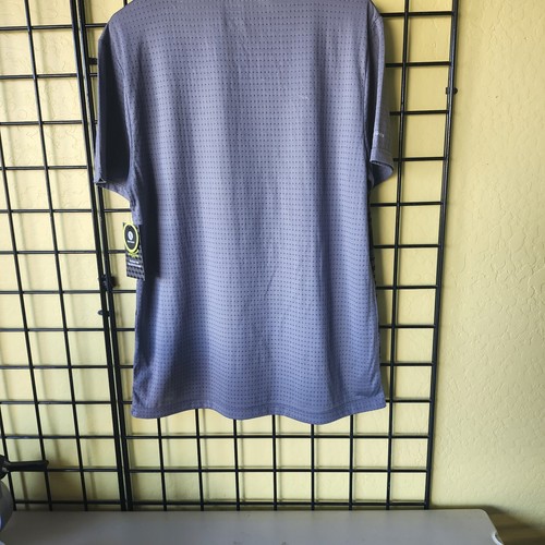 Women's Athletic Active Short Sleeve, V-Neck -Shirt Size 38-40 Black and Gray - Picture 2 of 10