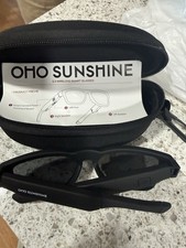 OHO Sunshine 5.3 Wireless Smart Glasses Model Ease With Case Black Frame