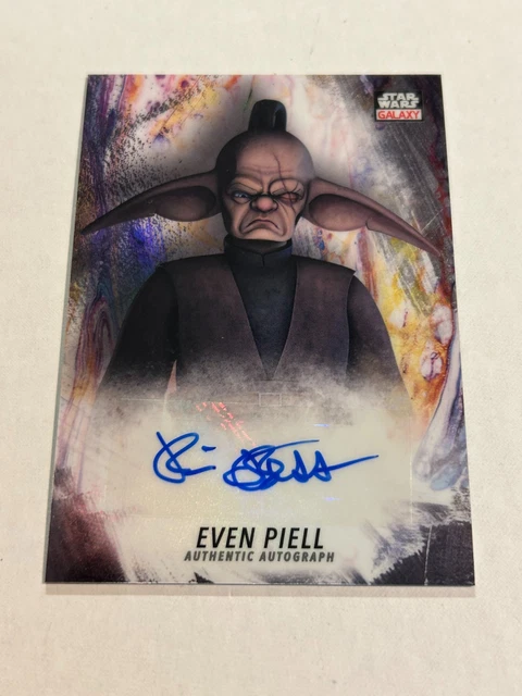 2021 Topps Chrome Star Wars Galaxy Even Piell Blair Bess Auto JQ2