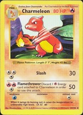 Pokemon Charmeleon 24/102 Base Set MP [0H3OHX]