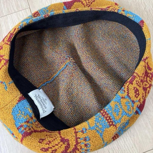 Vivienne Westwood Berretto Cappello Berretto Ricamo Lana Donna S/M - Foto 2 di 4
