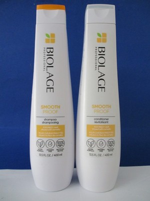 Matrix Biolage Smooth Proof SmoothProof Shampoo & Conditioner SET  13.5 oz scuff