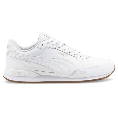 PUMA St Runner V3 Lace Up  Mens White Sneakers Casual Shoes 384855-05