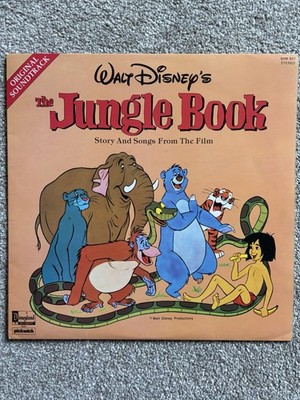 Walt Disney's The Jungle Book Original Film Soundtrack Vinyl LP (SHM 937 UK) EX+