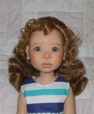 Monique CLEMENTINE Doll Wig Size 10/11 STRAWBERRY Long Wavy Hair/Curls Bangs NWT