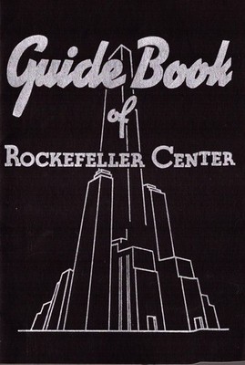 1937 Rockefeller Center Guide Book NYC Art Deco Radio City Music Hall Map