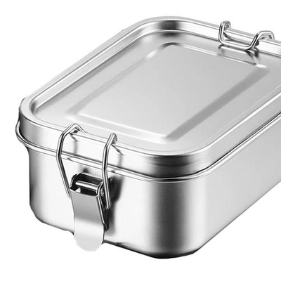 #ad On the go Meals Dual buckle Container Compact Square Shape Easy To Clean AU $46.37