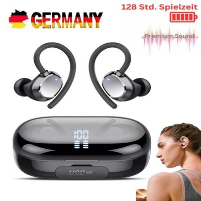 Bluetooth 5.3 Kopfhörer In Ear Ohrbügel Kabellos TWS Sportkopfhörer mit Mikrofon