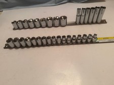 New Craftsman 38 Drive 32 Pc Metric Sae 6 Point Deep Std Socket Set Rail New Craftsman 38 Drive 32 Pc Metric Sae 6 Point Deep Std Socket Set Rail