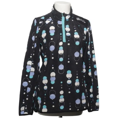 Crank, Fleecepullover, Größe: L, Schwarz/Blau/Weiß, Polyester, Gepunktet #bWC