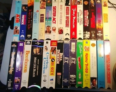 Huge VHS Liquidation - $1 each plus shipping - READ DESCRIPTION