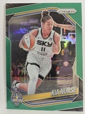 2025 Panini Prizm WNBA #24 Kia Nurse Green Prizms