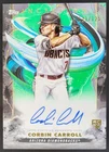 2023 Topps Inception Corbin Carroll Rookie Emerging Stars Auto Green /125 RC CG4