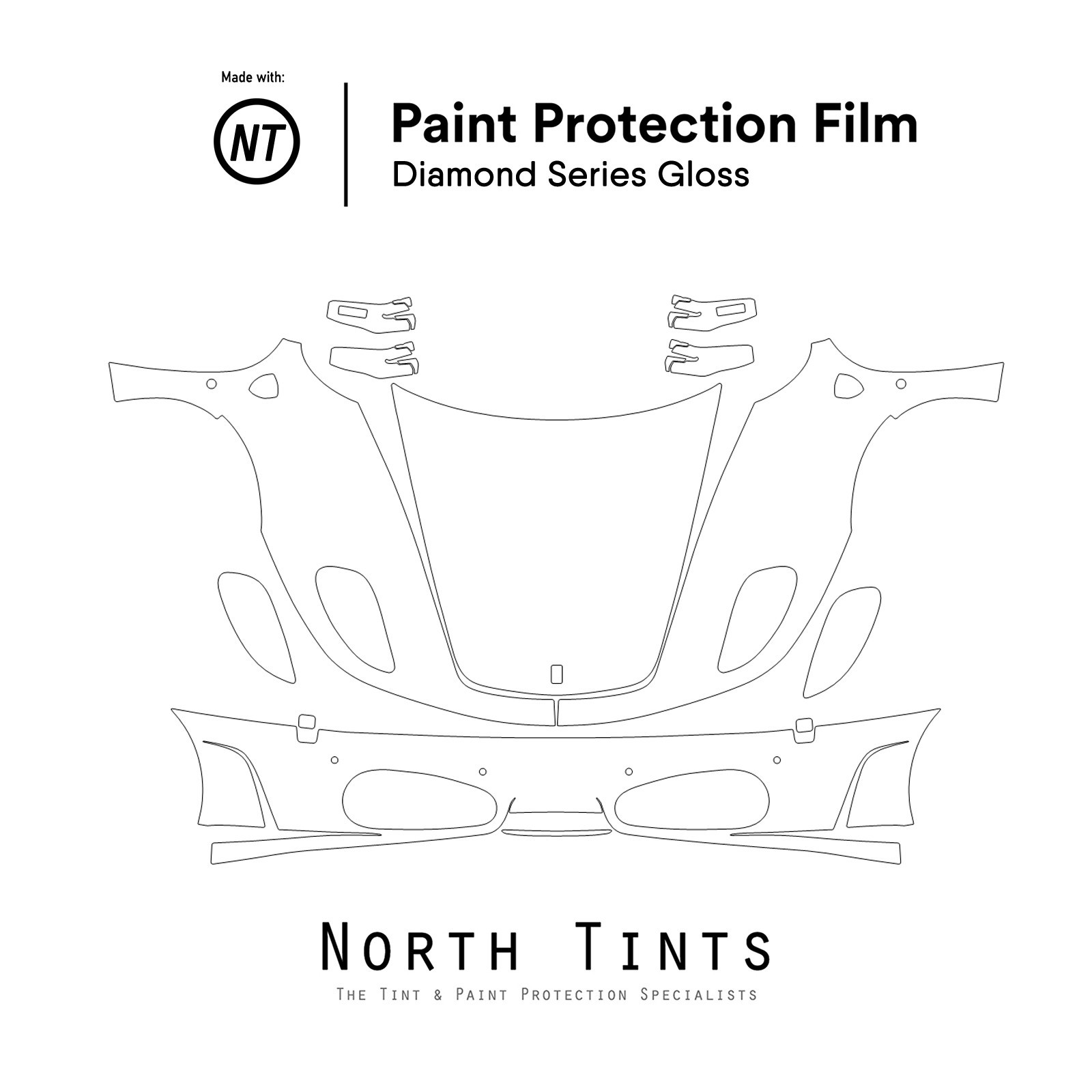 Ferrari F430 2004-2009 Paint protection films Set
