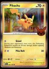 pikachu pokemon card trick or trade - 018 - 2024 - Cosmos Holo Lightning Rarity Pokmon Pikachu TCG Trick or