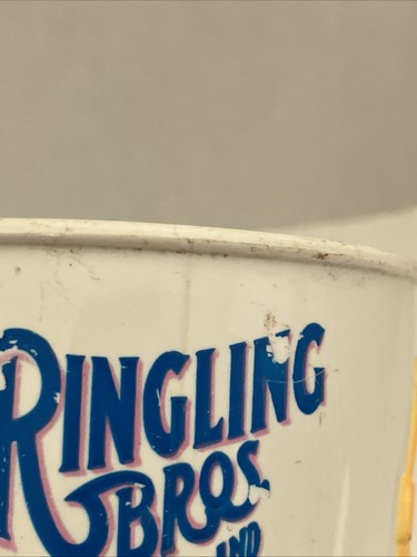 Vintage 90er Ringling Bros Barnum und Bailey Zirkus 3D Clown Plastikbecher Tasse - Bild 11 von 17