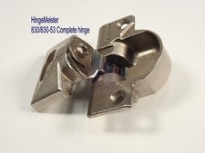Grass 830-53 Nickel Hinge And Mounting Plate - Complete Hinge Grass 830-53 Nickel Hinge And Mounting Plate - Complete Hinge