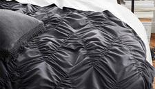 Pottery Barn Teen Recycled Whimsical Waves Comforter TWIN XL EBONY NWT SALE