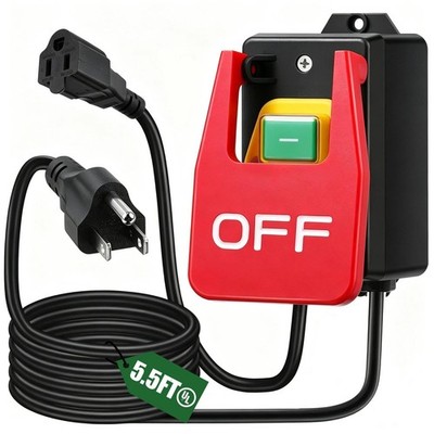 Paddle Switch for Table Saw, 110V to 120V Single Phase On/Off Switch with Lar...