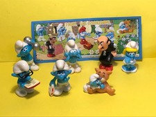 Lem - 7 KINDER  2010 + 1 BPZ  - Les SCHTROUMPFS   série UN