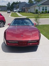1987 maroon Chevrolet Corvette   | C4 Corvette Photo 1