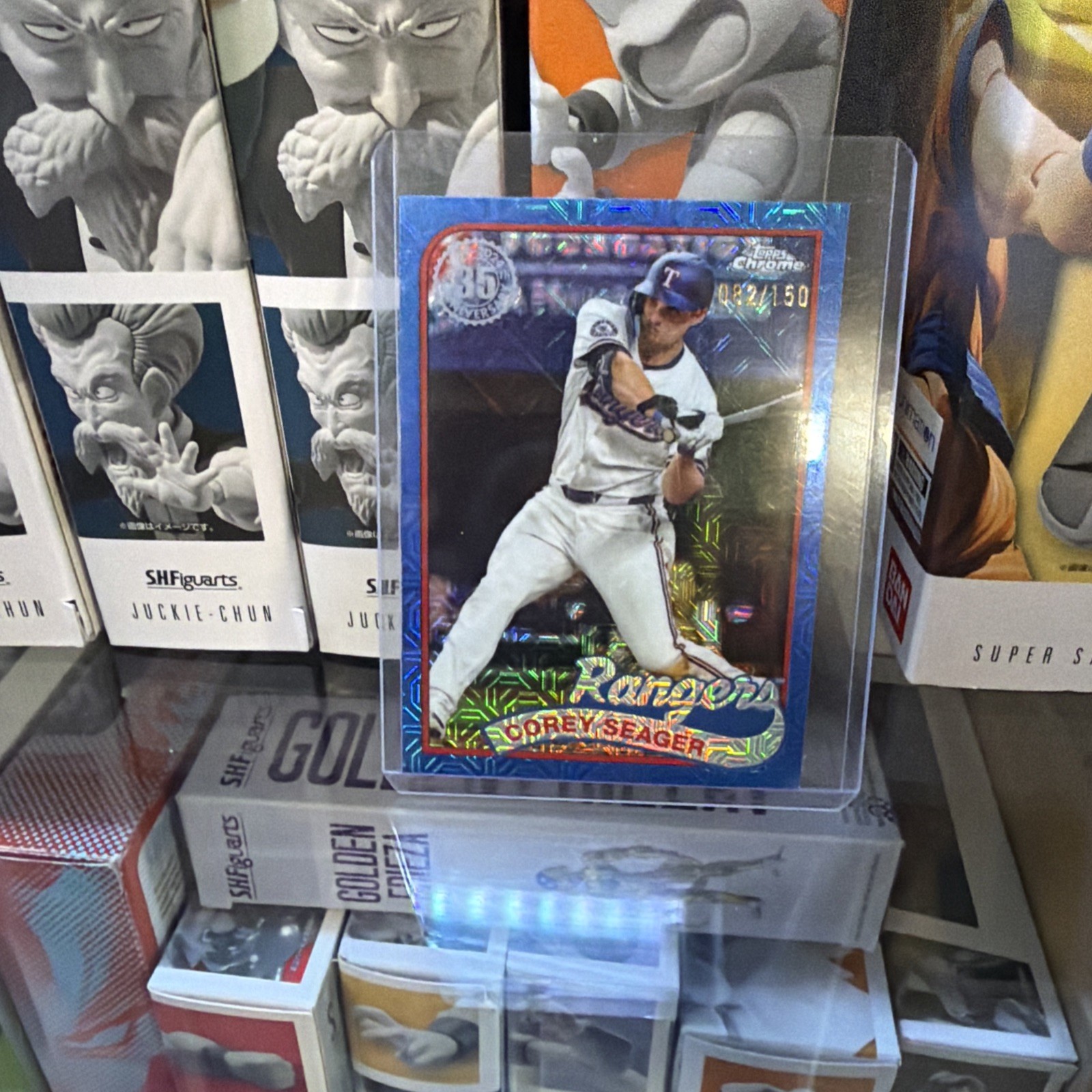 2024 Topps Chrome Baseball Corey Seager T89CU-66 Number 82/150