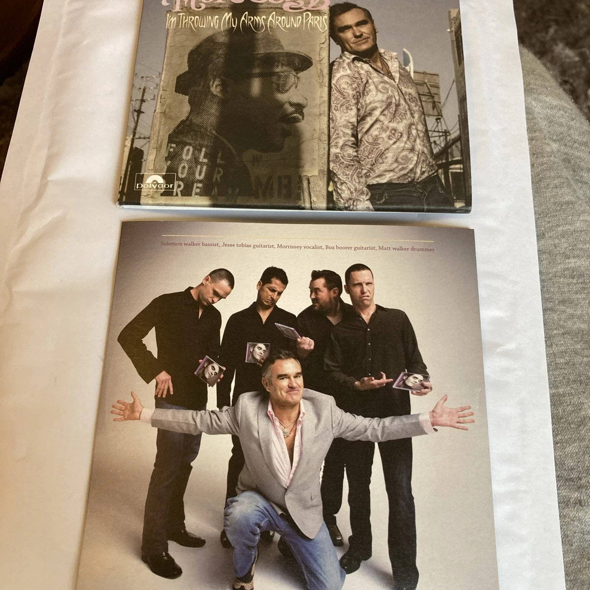 Morrissey – I'm Throwing My Arms Around Paris CD Single 2009 Like New - EB393