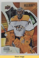 2021-22 Upper Deck Allure Sunrise Juuse Saros #65 READ 8i3