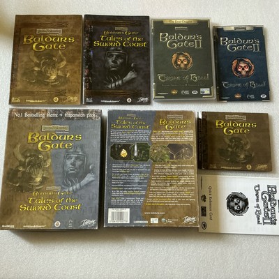 Baldurs Gate und Tales of the Sword Quest Big Box mit Büchern Beschreibung lesen