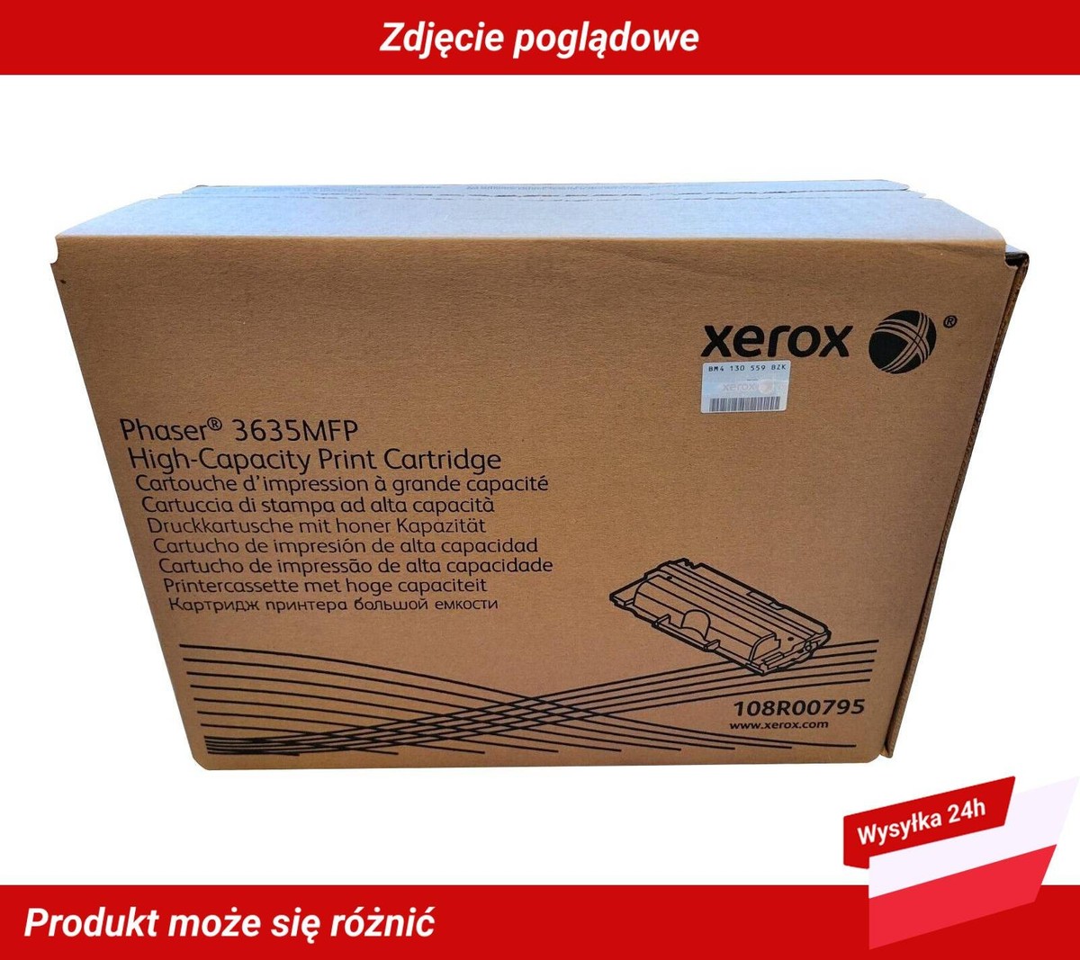 108R00795 Xerox Phaser 3635 Toner Cartridge Czarny 95205738964| eBay