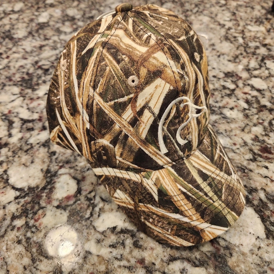 NWT Licensed Mossy Oak Bottomland Ducks Unlimited duck head logo adjustable hat - Image 2 of 4