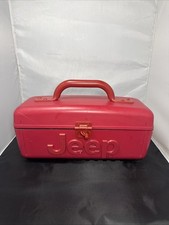JEEP JXBLK Boombox CD Cassette AM FM Radio vintage power brands stereo Red