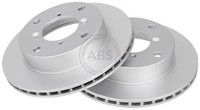 2X A.B.S. Bremsscheibe 15992 FüR Suzuki MA Swift AH Alto EF Justy AJ EA EE 2 4