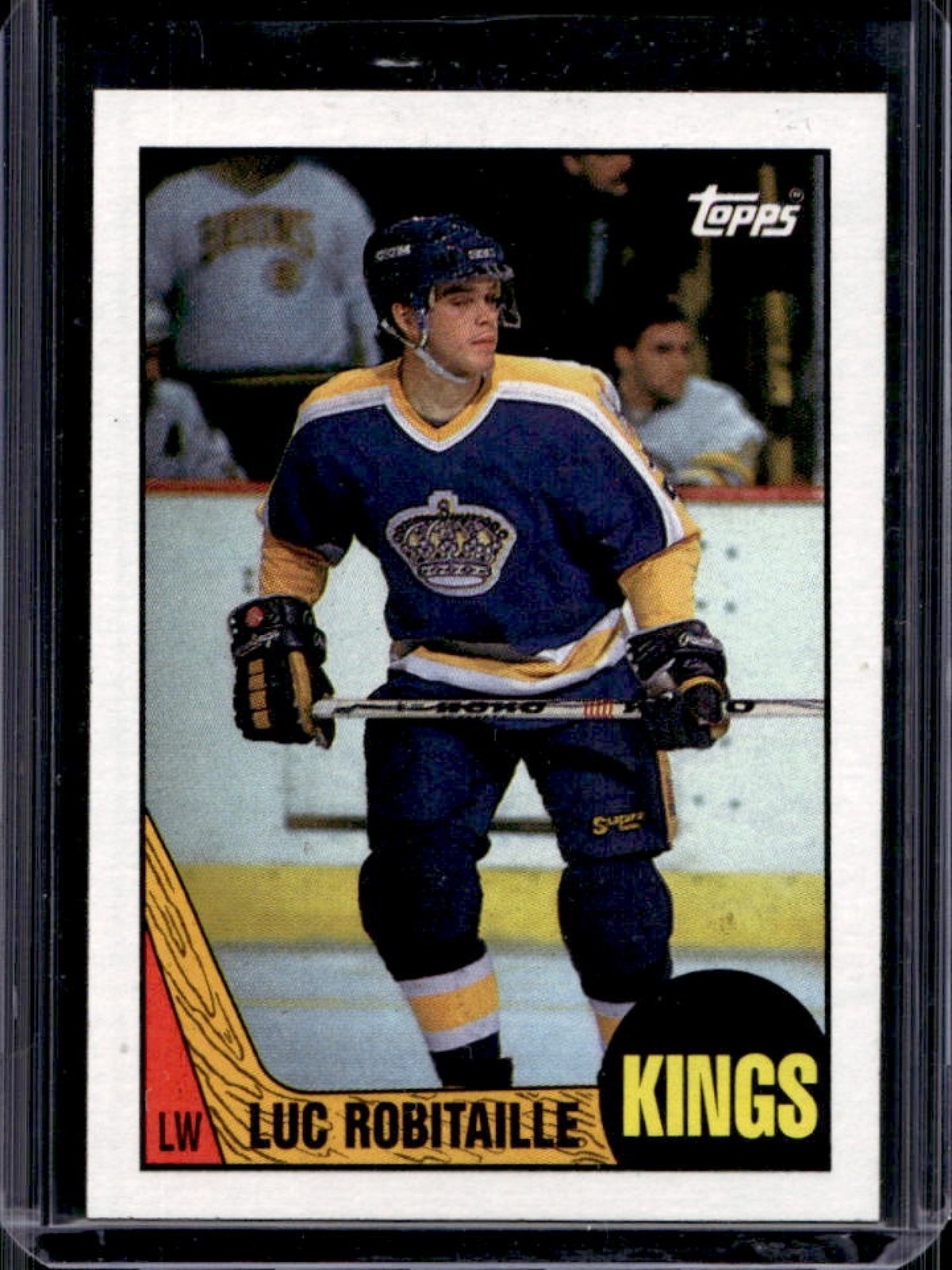 1987-88 Topps Luc Robitaille Rookie RC #42 Kings