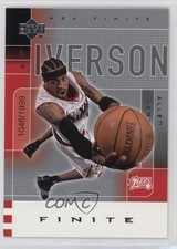 2002-03 Upper Deck Finite /1999 Allen Iverson #71 HOF 12jy
