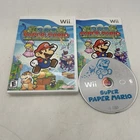 Super Paper Mario (Nintendo Wii, 2007) Complete CIB - Tested