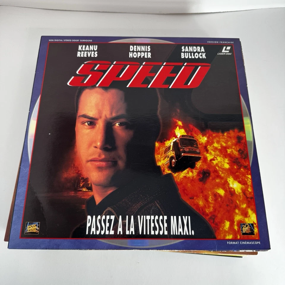 French Laserdisc 90’s Movie Lot Of 12 Roger Rabbit Speed The Mask Stargate VG+ - Image 3 of 4